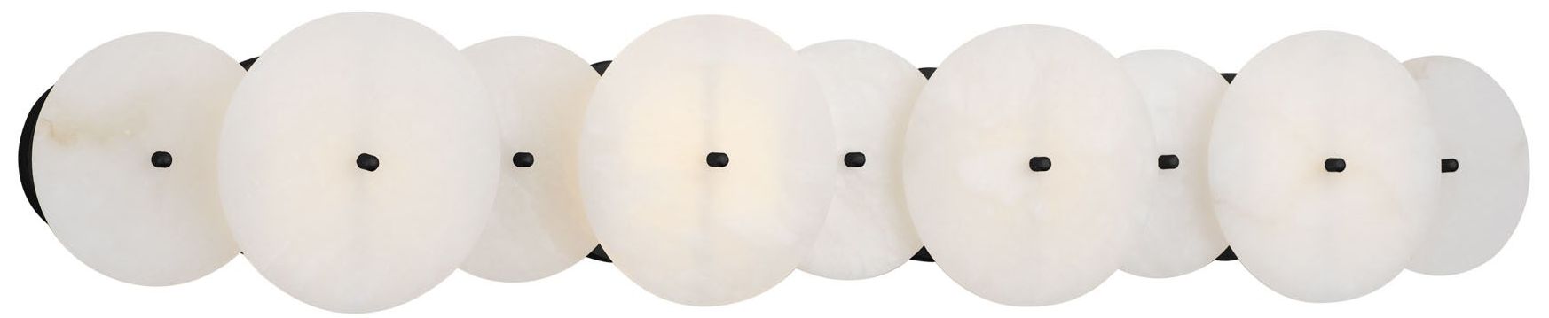 Image 4 Varaluz Cosmos 35 3/4" Wide Matte Black 4-Light Bath Light more views