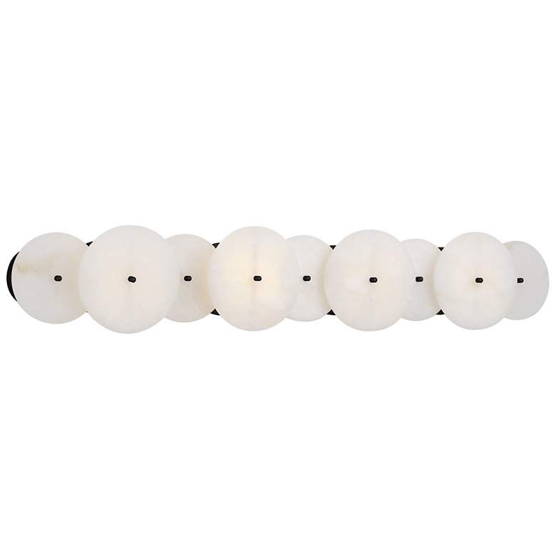 Image 4 Varaluz Cosmos 35 3/4" Wide Matte Black 4-Light Bath Light more views