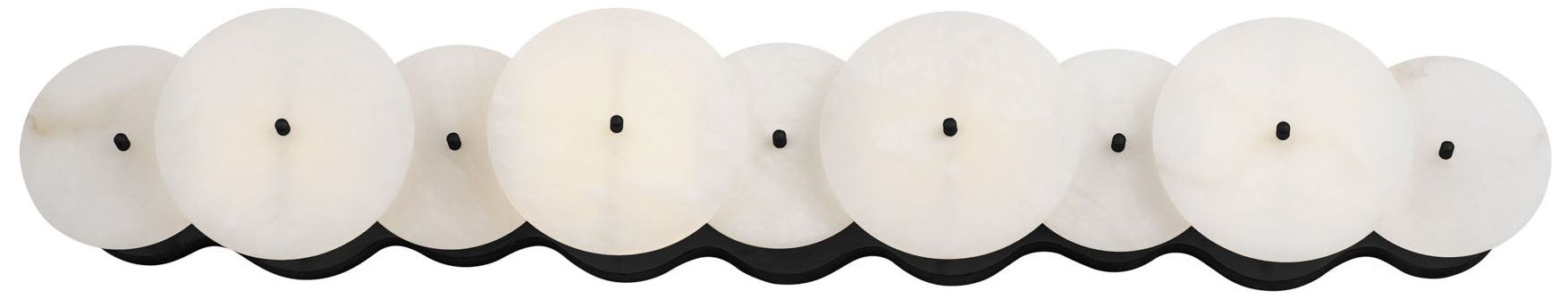 Image 5 Varaluz Cosmos 35 3/4" Wide Matte Black 4-Light Bath Light more views
