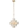 4_Varaluz Cubic 18 1/2" Wide Calypso Gold Chandelier more views
