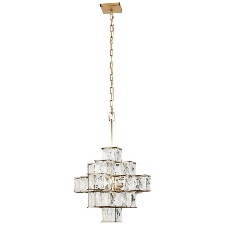 Image 5 Varaluz Cubic 18 1/2" Wide Calypso Gold Chandelier more views