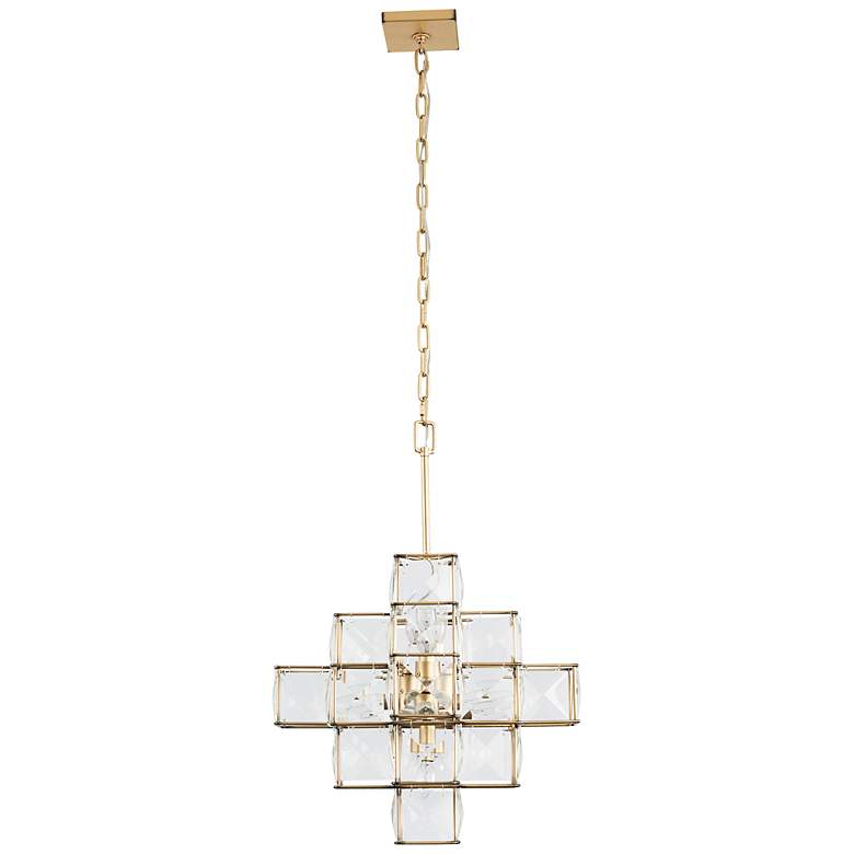 Image 6 Varaluz Cubic 18 1/2" Wide Calypso Gold Chandelier more views