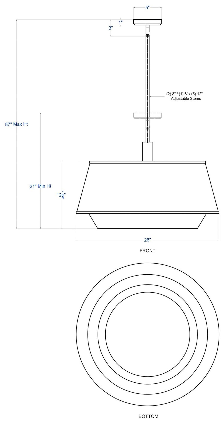Varaluz Desert Flyer 26" Wide Satin Brass/Medium Walnut 6-Light Pendan