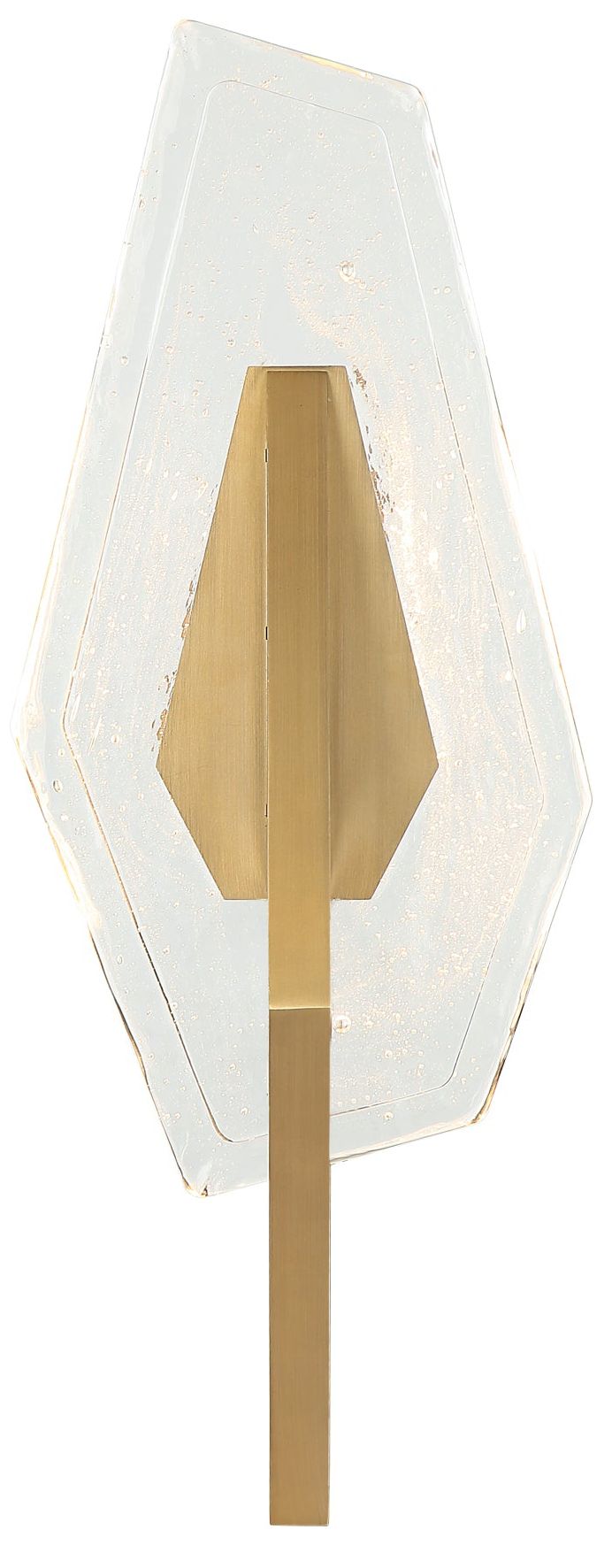 Image 2 Varaluz Down the Wrong Path 24 1/2" High Brass 1-Light Sconce more views