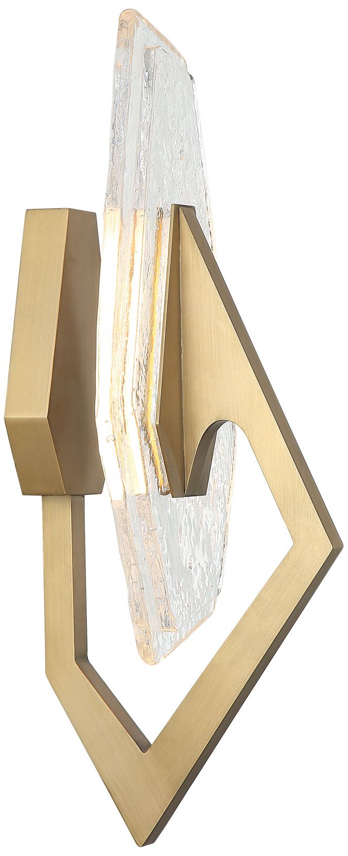 Image 3 Varaluz Down the Wrong Path 24 1/2" High Brass 1-Light Sconce more views