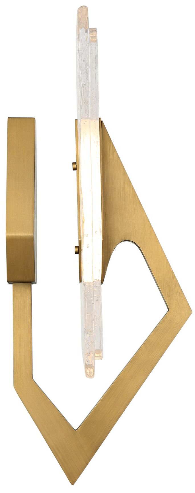 Image 4 Varaluz Down the Wrong Path 24 1/2" High Brass 1-Light Sconce more views