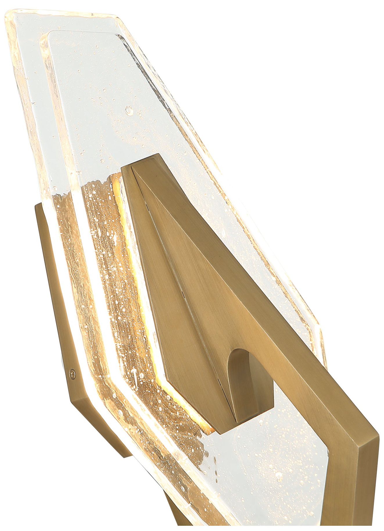 Image 6 Varaluz Down the Wrong Path 24 1/2" High Brass 1-Light Sconce more views