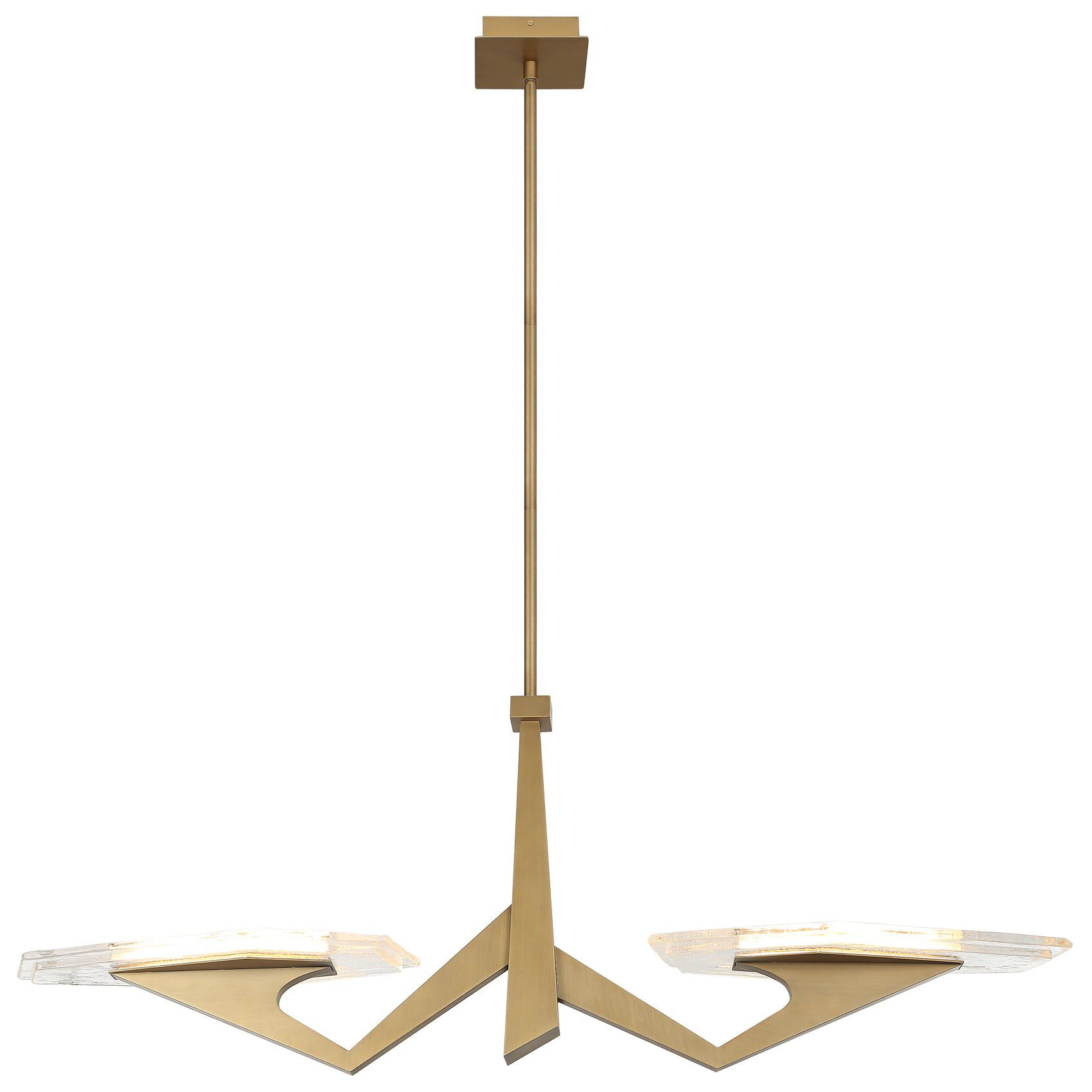 Image 4 Varaluz Down the Wrong Path 47" Brass 2-Light Medium Linear Light more views