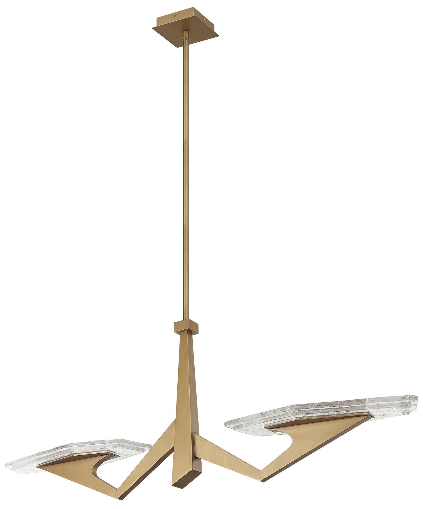 Image 5 Varaluz Down the Wrong Path 47" Brass 2-Light Medium Linear Light more views