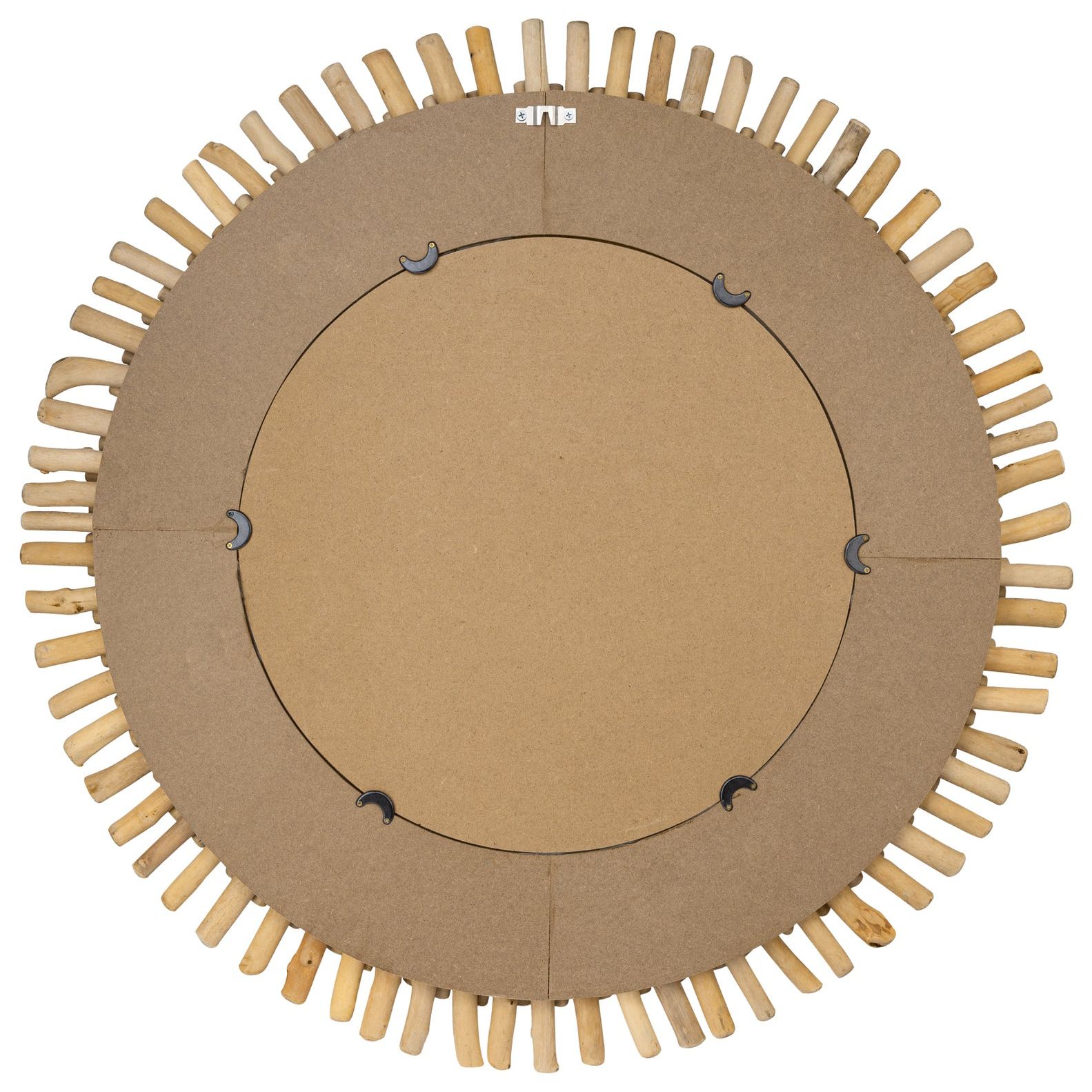 Image 3 Varaluz Drifter 34" Natural Driftwood Wall Mirror more views