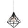 Varaluz Facet 11" Wide Forged Iron Mini Pendant