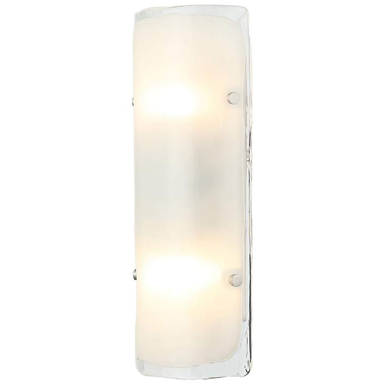 Image 1 Varaluz Fairchild 15 1/2" High Polished Nickel Wall Sconce