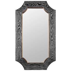 Image1 of Varaluz Farra Cerused Black/Weathered Brass 26" x 44" Wall Mirror