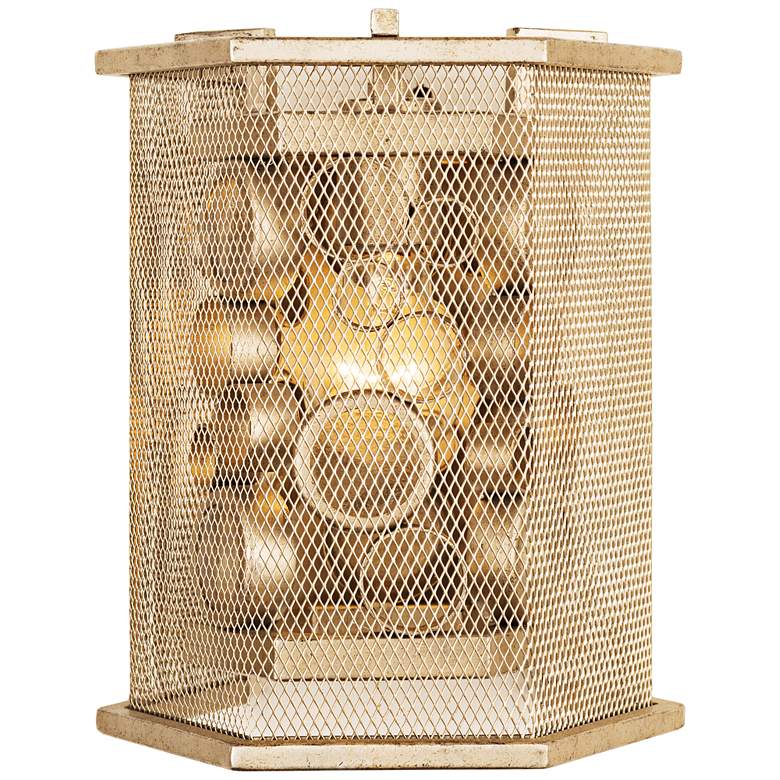 Image 1 Varaluz Fascination 10 1/2" High Zen Gold Wall Sconce