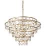 2_Varaluz Fleur 36" Wide French Gold 10-Light Chandelier