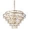 Varaluz Fleur 36" Wide French Gold 10-Light Chandelier