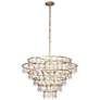 3_Varaluz Fleur 36" Wide French Gold 10-Light Chandelier more views
