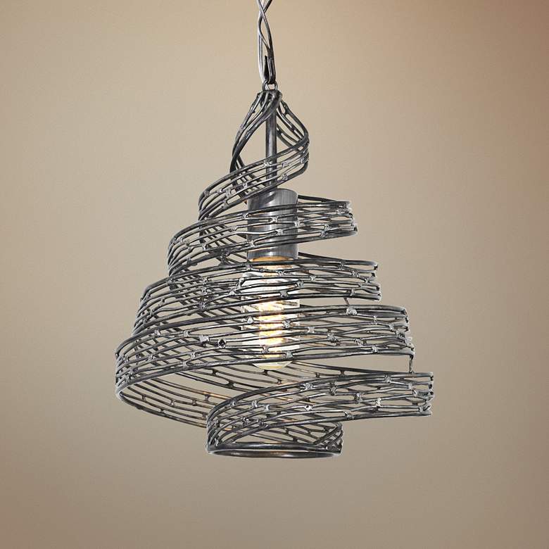 Image 1 Varaluz Flow 10" Wide Steel Mini Pendant