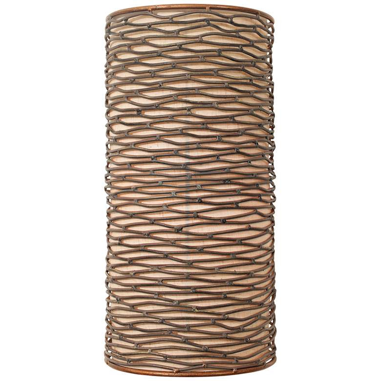 Image 1 Varaluz Flow 13" High Hammered Ore Wall Sconce