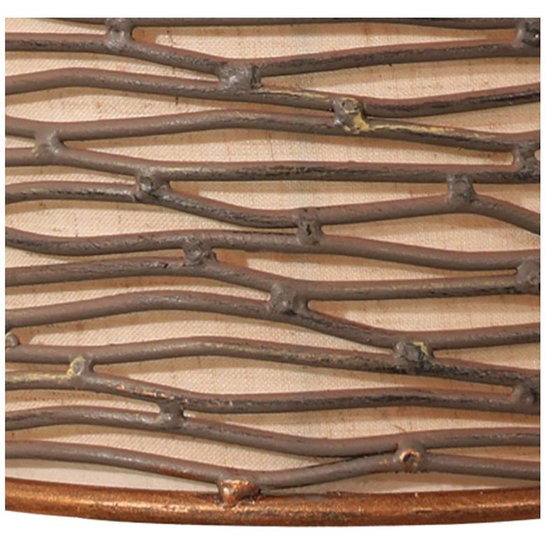 Image 3 Varaluz Flow 13" High Hammered Ore Wall Sconce more views