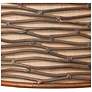 3_Varaluz Flow 13" High Hammered Ore Wall Sconce more views