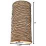 4_Varaluz Flow 13" High Hammered Ore Wall Sconce more views
