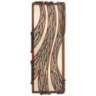 Varaluz Flow 14 1/2" High Hammered Ore Wall Sconce