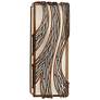2_Varaluz Flow 14 1/2" High Hammered Ore Wall Sconce more views