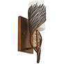 3_Varaluz Flow 14" High Hammered Ore Left-Facing Wall Sconce more views