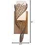 7_Varaluz Flow 14" High Hammered Ore Left-Facing Wall Sconce more views