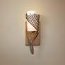 1_Varaluz Flow 14" High Hammered Ore Right-Facing Wall Sconce