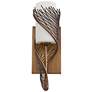 3_Varaluz Flow 14" High Hammered Ore Right-Facing Wall Sconce more views