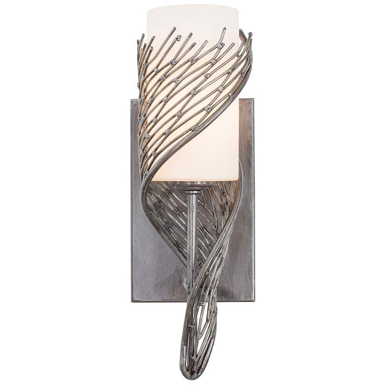 Image 1 Varaluz Flow 14 inch High Recycled Steel 1-Light Wall Sconce