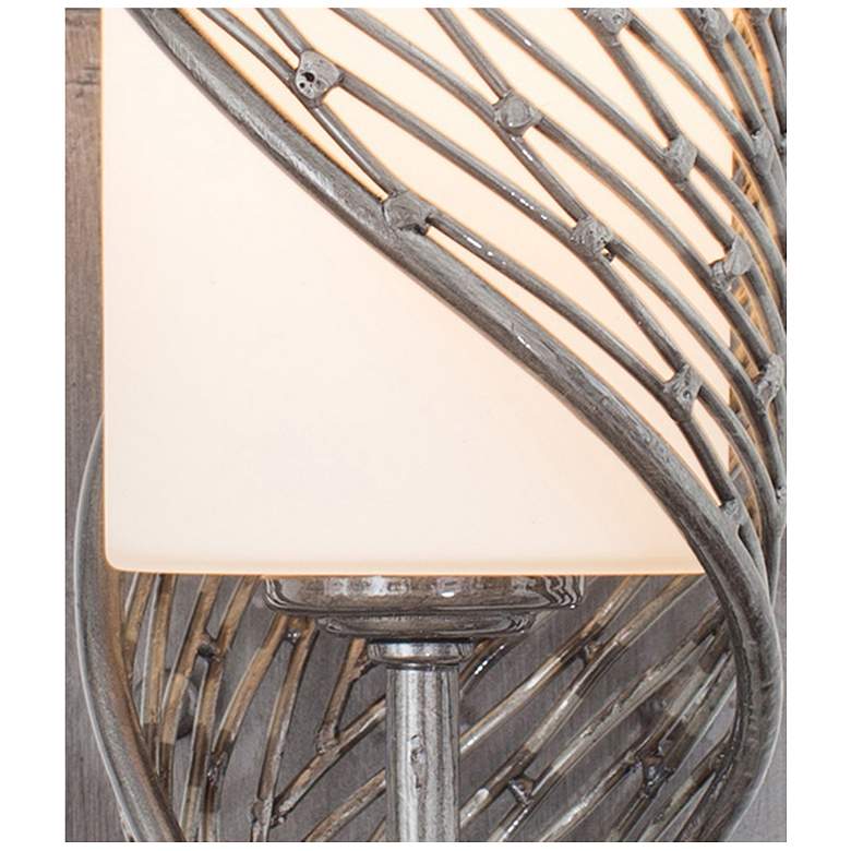 Image 4 Varaluz Flow 14" High Steel Wall Sconce more views