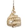 5_Varaluz Flow 18" Wide 3-Light Modern Twist Natural Rattan  Pendant more views