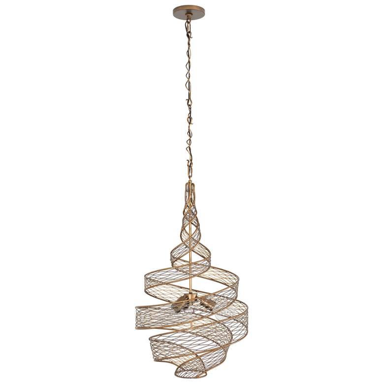 Image 5 Varaluz Flow 18" Wide Hammered Ore Pendant Light more views