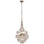 5_Varaluz Flow 18" Wide Hammered Ore Pendant Light more views