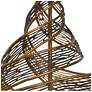 3_Varaluz Flow 30" Wide Hammered Ore Six-Light Pendant Light more views