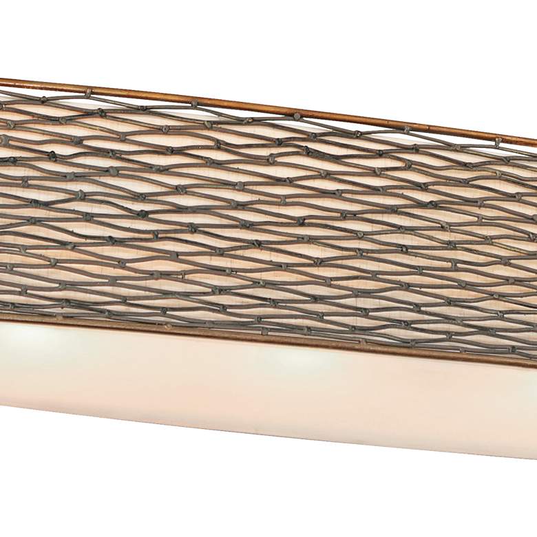 Image 4 Varaluz Flow 36" Hammered Ore Modern Kitchen Island Pendant Light more views