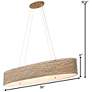 6_Varaluz Flow 36" Hammered Ore Modern Kitchen Island Pendant Light more views