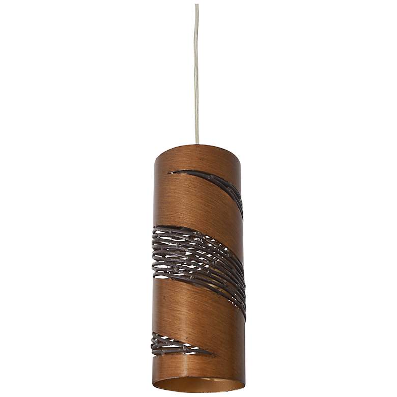 Image 4 Varaluz Flow 4" Wide Hammered Ore Mini Pendant Light more views