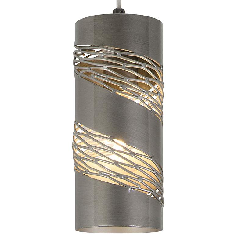 Image 2 Varaluz Flow 4 inch Wide Steel Cylinder Mini Pendant more views