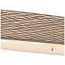 3_Varaluz Flow 48"W Hammered Ore 6-Light Oval Linear Pendant more views