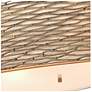 4_Varaluz Flow 48"W Hammered Ore 6-Light Oval Linear Pendant more views