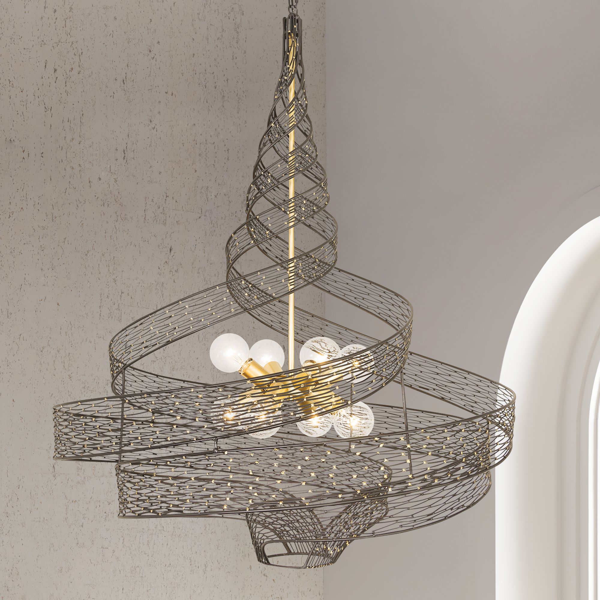 Varaluz Flow Black Collection