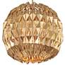 Varaluz Forever 18" Wide French Gold Globe Pendant Light