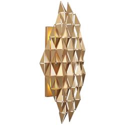 Varaluz Forever 21&quot; High French Gold 2-Light Wall Sconce