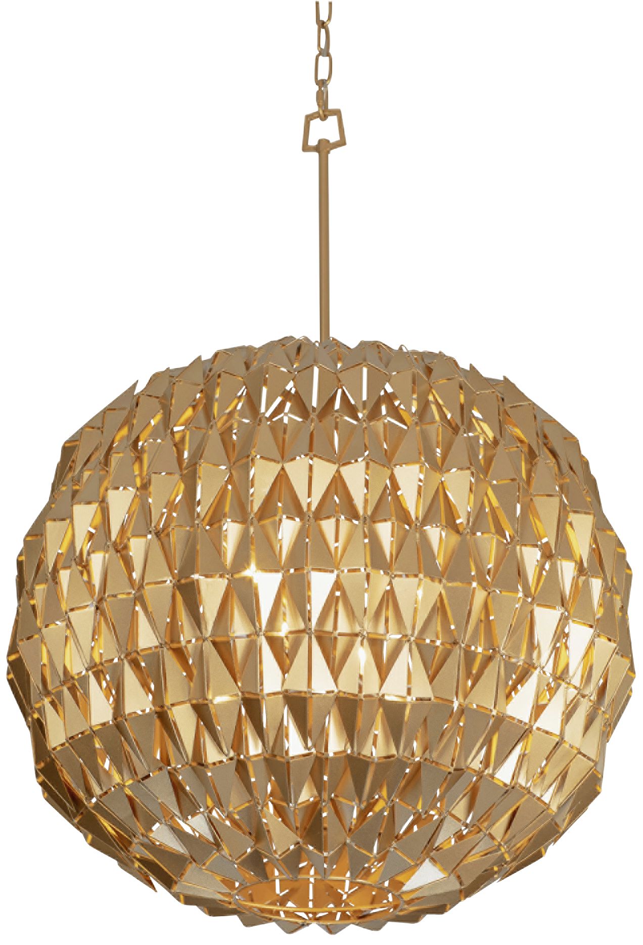 gold sphere light