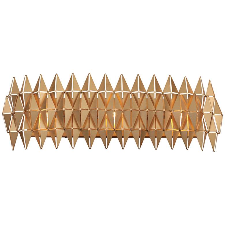 Image 1 Varaluz Forever 26" Wide French Gold 3-Light Bath Light