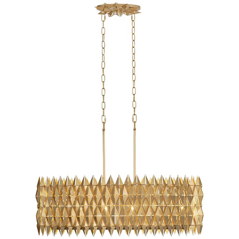 Image 1 Varaluz Forever 35 1/2"W French Gold Island Pendant Light